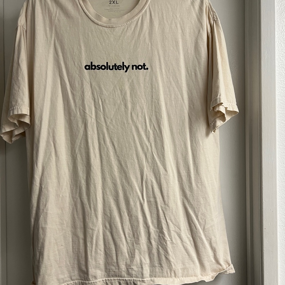 Cream Graphic T-Shirt